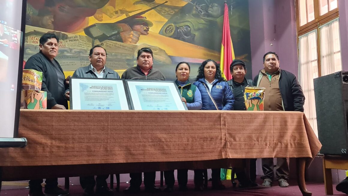 From Bolivia first two Blue Communities for being mining-free municipalities